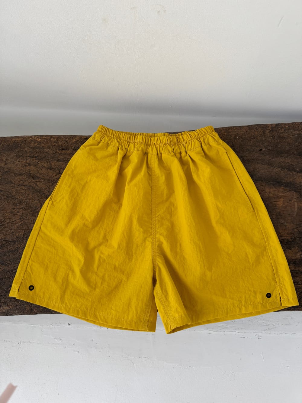 Athletic Casual Nylon Drawstring Shorts スポーツ ショートパンツ【mh0013518】 Yellow / 100cm KUMAI.KIDS ハーフパンツ・ショートパンツ