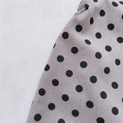 -【国内発送・送料無料】ベビージャンプスーツ ルーズ キャミソールロンパース オーバーオール  水玉ドット 80サイズ - mamahalo shop - ノースリーブジャンプスーツ -  べビー服 - 子供服 - 男の子 - 女の子