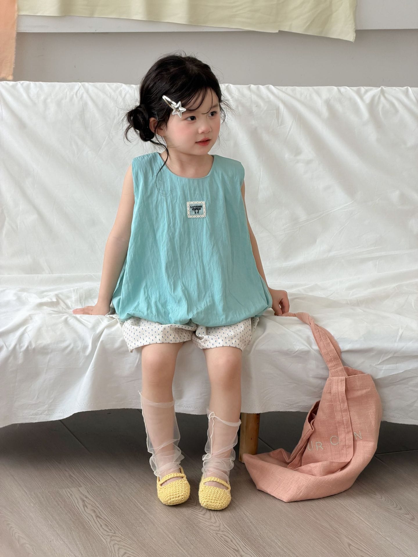 Balloon Hem Sleeveless Tunic Top バルーン ノースリーブ チュニック【mh0012748】 MaiTianJi タンクトップ・キャミソール・ノースリーブトップス