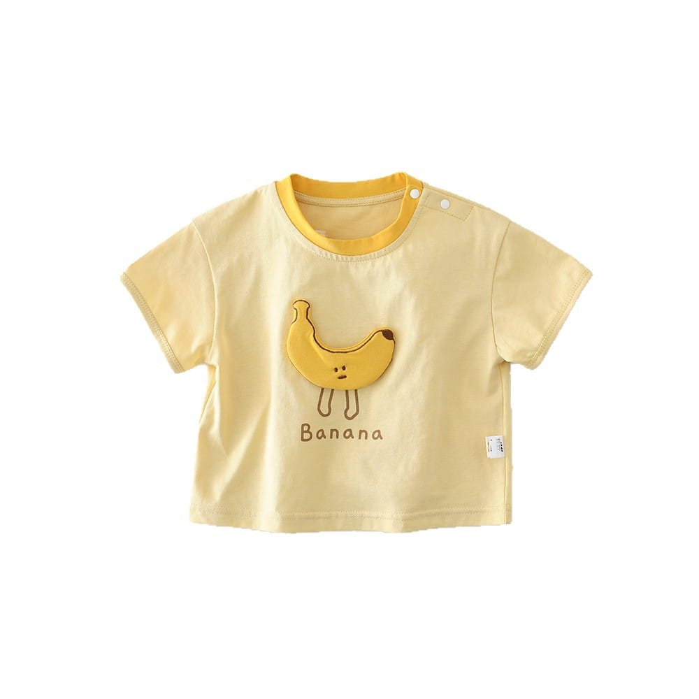 Banana Graphic T-shirt バナナ 刺繍 半袖Tシャツ【mh0012859】 ABNN 半袖Tシャツ