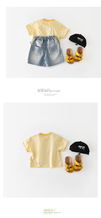 Banana Graphic T-shirt バナナ 刺繍 半袖Tシャツ【mh0012859】 ABNN 半袖Tシャツ