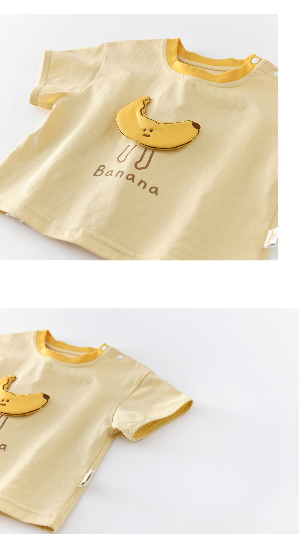 Banana Graphic T-shirt バナナ 刺繍 半袖Tシャツ【mh0012859】 ABNN 半袖Tシャツ