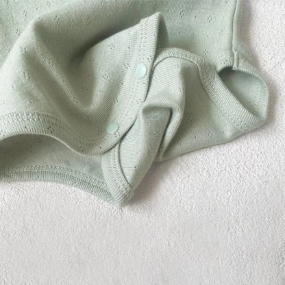 長袖ロンパース ベビーロンパース レースサークル襟長袖ボディスーツ 2カラー【mh0007066】