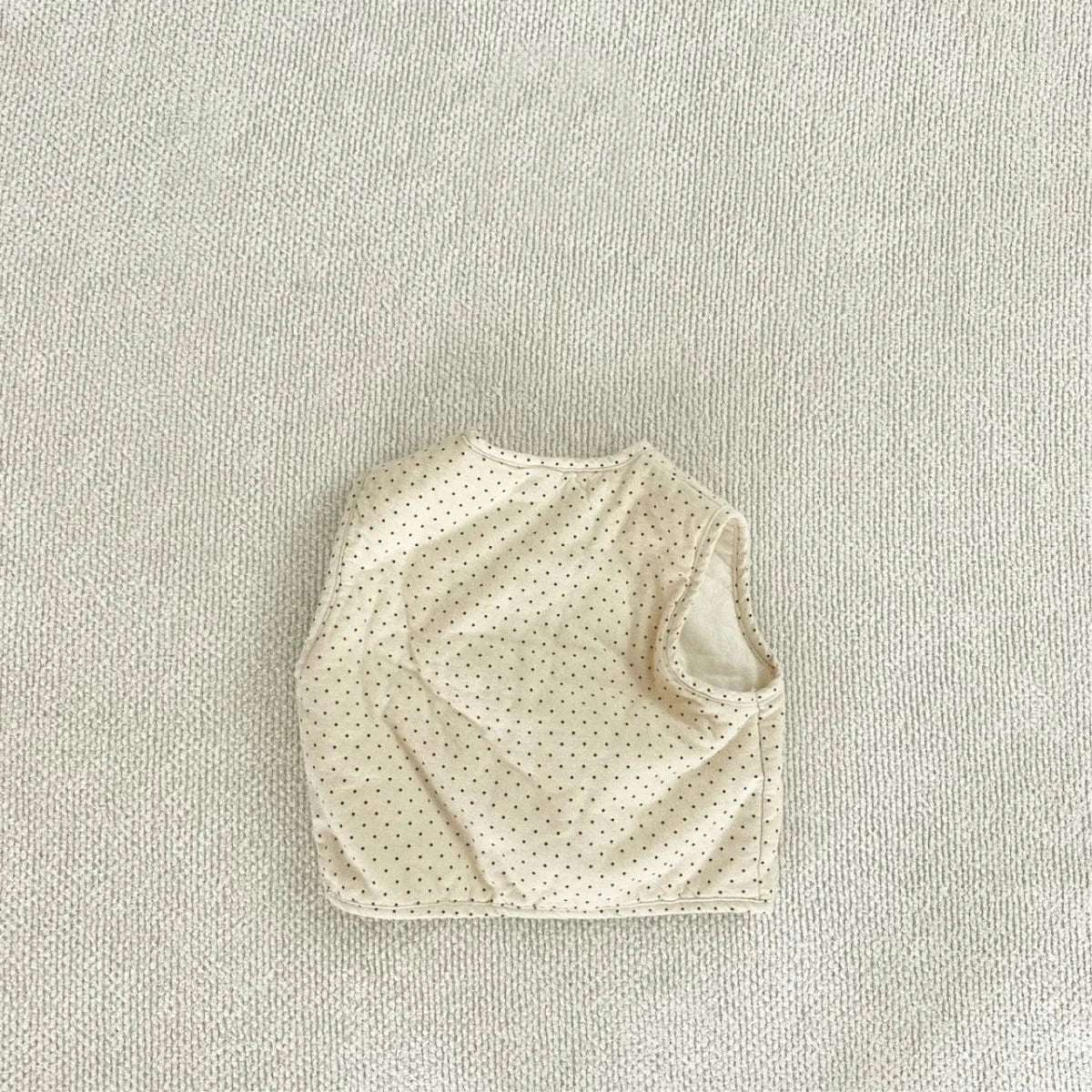 ノースリーブセットアップ ベビーセットアップ 2点セット パデッド前あきベスト+バルーンショートパンツ【mh0008510】