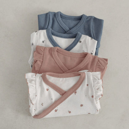 ロンパースセットアップ ベビーセットアップ 2点セット 長袖ボディスーツ+ロングパンツ 長袖パジャマセット【mh0009027】