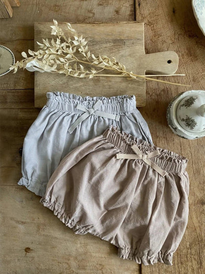 ノースリーブセットアップ 丸襟ノースリーブブラウス+バルーンショートパンツセットアップ 2点セット【mh0010208】