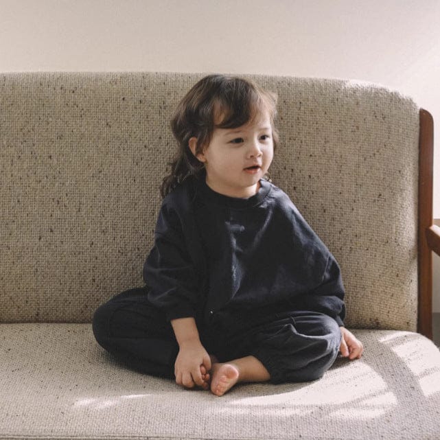 長袖シャツ・ブラウス シンプルベーシック長袖スウェットシャツ+スウェットパンツセットアップ 2点セット【mh0010613】