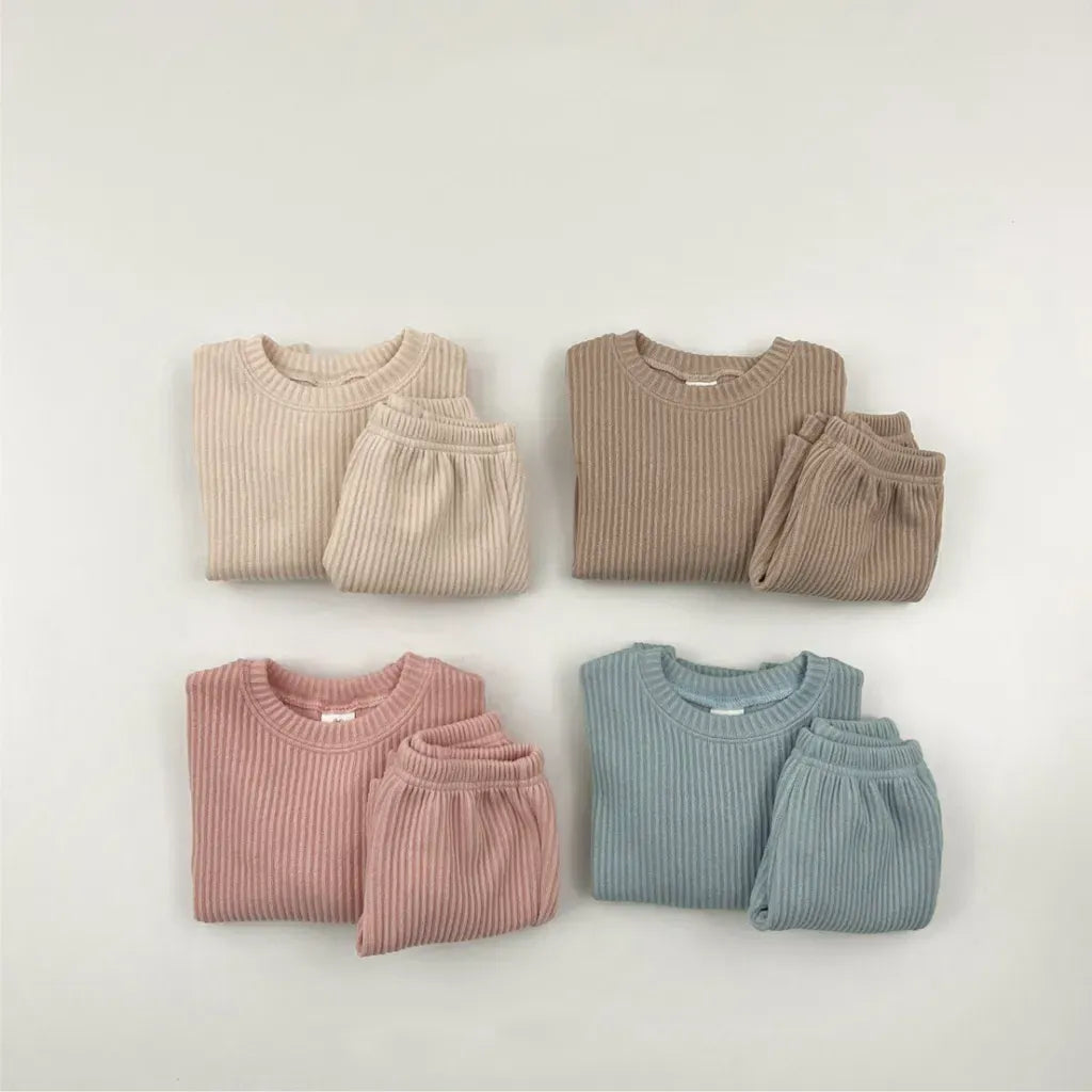 長袖セットアップ 長袖リブニットトップス＋ショートパンツセットアップ 2点セット【mh0011099】