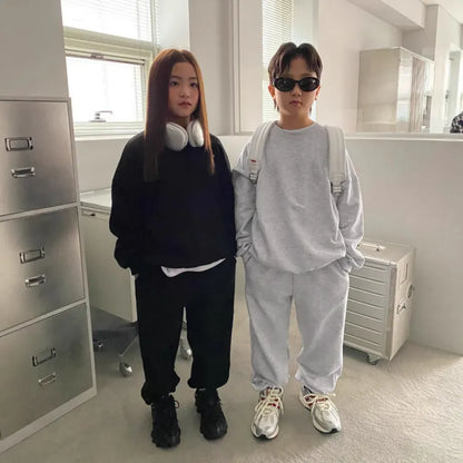 長袖セットアップ キッズ裏起毛スウェットシャツ＋スウェットパンツセットアップ 2点セット【mh0011100】