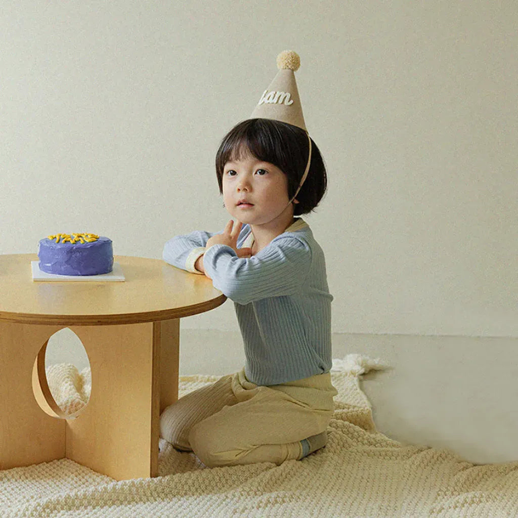 長袖パジャマ カラフルリブ長袖パジャマセットアップ 2点セット【mh0011103】