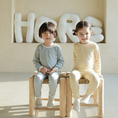 長袖パジャマ パイピング長袖トップス+パンツセットアップ 2点セット【mh0011134】