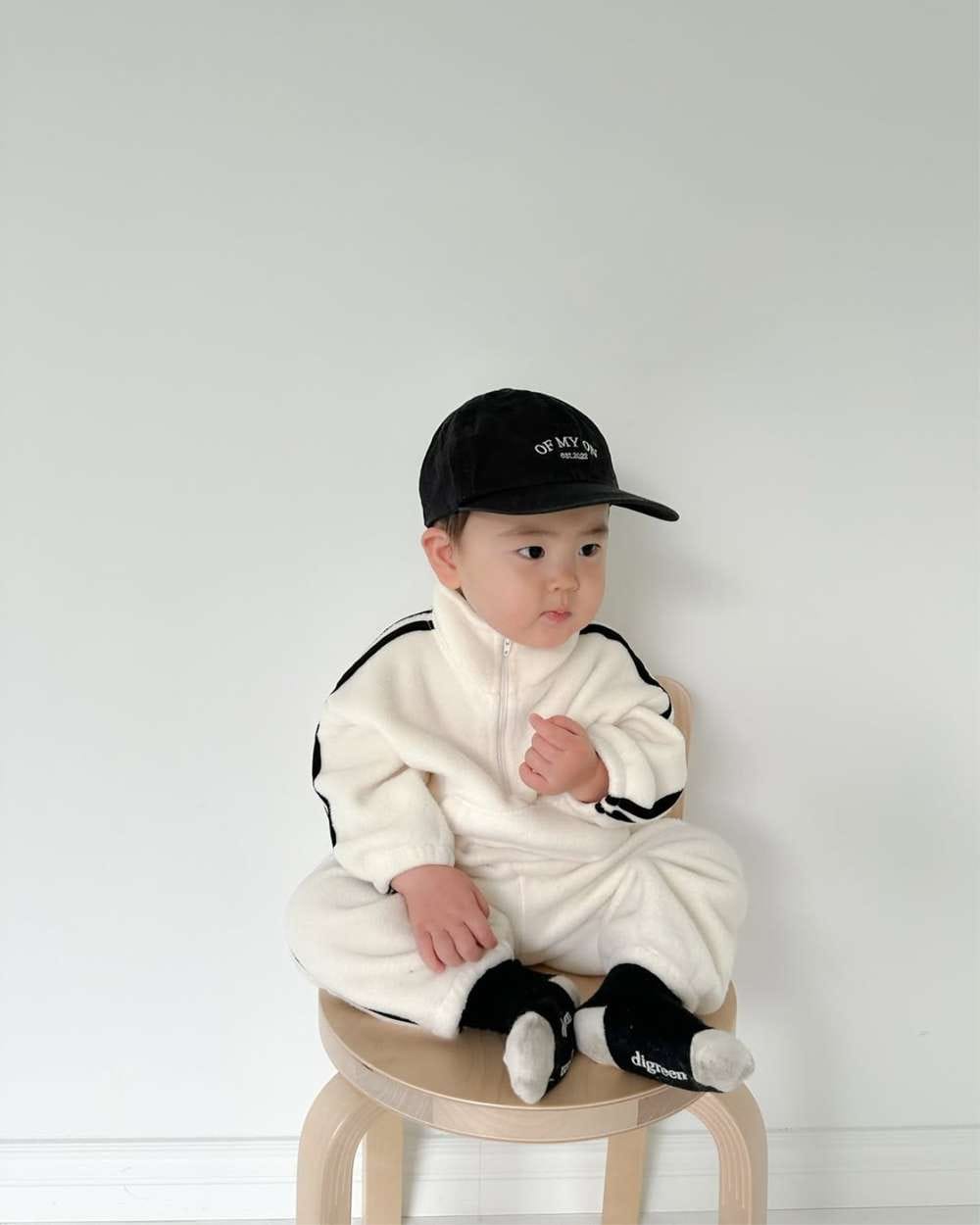 長袖セットアップ 長袖ハーフジップセットアップ 2点セット | サイドラインフリース | 裏起毛スポーツウェア【mh0011493】