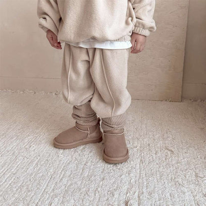 長袖セットアップ 長袖ハーフジップセットアップ 2点セット | 裏起毛スウェット | スウェットパンツ【mh0011501】