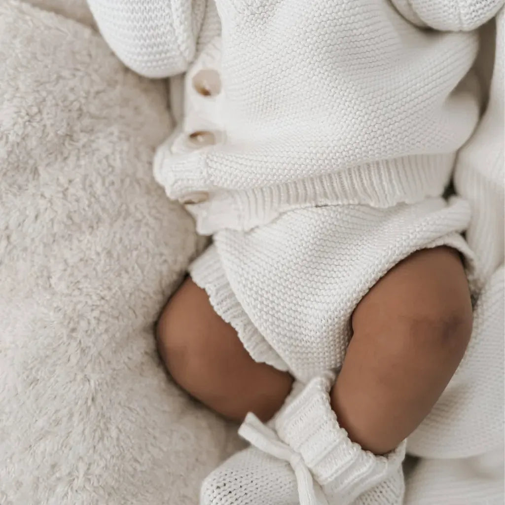 長袖セットアップ ニットトップス+かぼちゃパンツ+ボンネットセットアップ 3点セット【mh0011135】