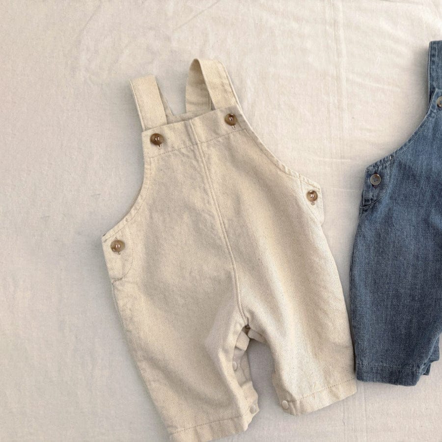 オーバーオール Beige Apricot / 66cm デニムオーバーオールサスペンダーパンツ【mh0010603】
