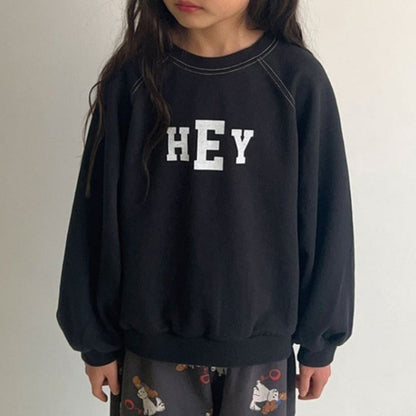 トレーナー・フーディ Black / 90cm ロゴプリントクルーネックスウェットトレーナー【mh0011109】