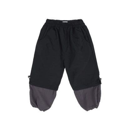 ロングパンツ・スウェットパンツ Black / 90cm バイカラードロストカーゴパンツ【mh0011129】