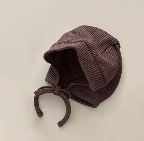 ベビー用帽子 brown hat / One Size ベビー帽子 ヘアバンド ヘッドバンド リボン ボンネット【mh0004755】