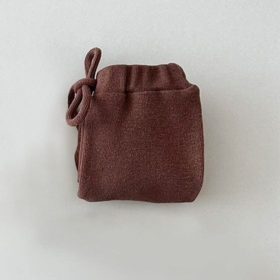 ロングパンツ・スウェットパンツ Coffee / 73cm ベビーパンツ シンプルベーシックワイドルーズイージーパンツ【mh0009034】