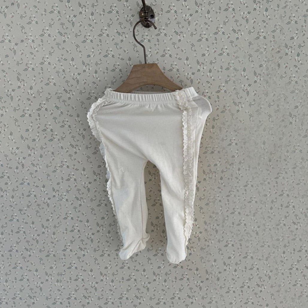 レギンスパンツ Creamy White / 66cm サイドフリルレギンスパンツ【mh0010597】