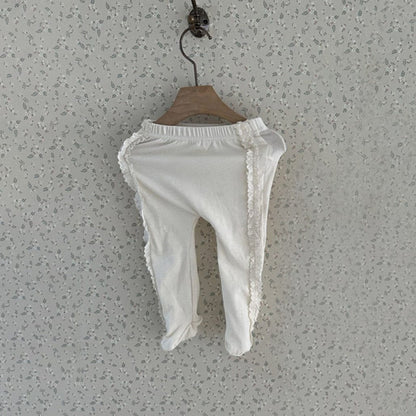 レギンスパンツ Creamy White / 66cm サイドフリルレギンスパンツ【mh0010597】