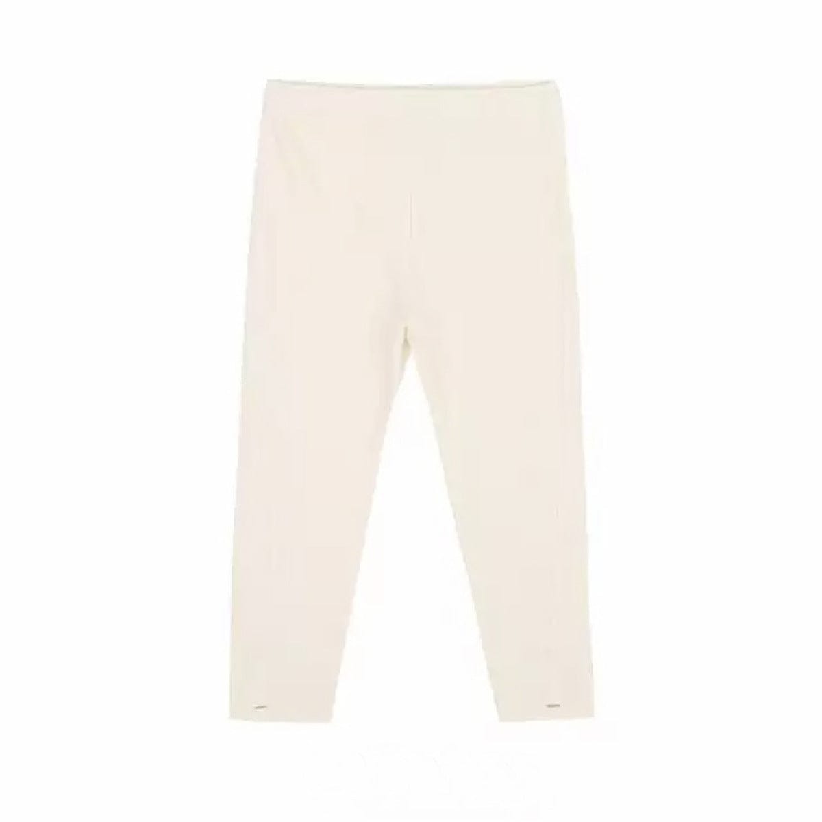 レギンスパンツ Creamy White / 90cm ストレッチコットンレギンスパンツ【mh0011102】