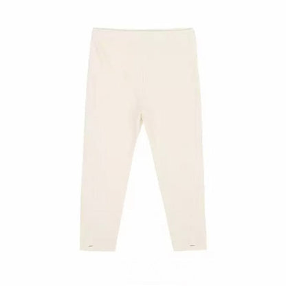 レギンスパンツ Creamy White / 90cm ストレッチコットンレギンスパンツ【mh0011102】