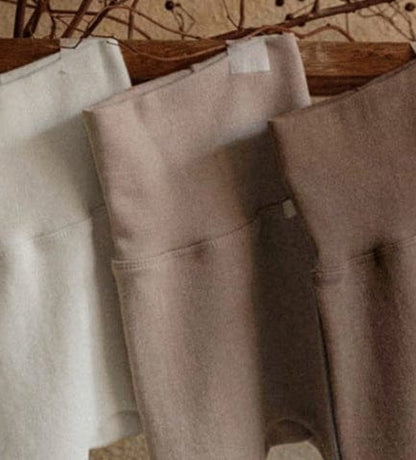 レギンスパンツ Dark apricot / 66cm ぽってりシルエットハイウェストレギンスパンツ【mh0011136】