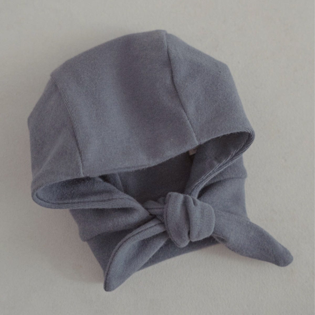 ロンパースセットアップ Dark blue scarf hat / One Size ベビーセットアップ 3点セット 長袖ボディスーツ+ハイウェストパンツ+フラワーキャップ帽子セット【mh0009026】