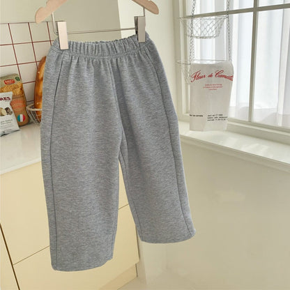 ロングパンツ・スウェットパンツ Dark Gray / 90cm ルーズシルエットスウェットジョガーパンツ【mh0011111】