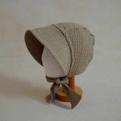 ブルマパンツ Deep apricot hat / One Size フリルショルダースカートサスペンダーブルマパンツ+ボンネット帽子セット【mh0009990】