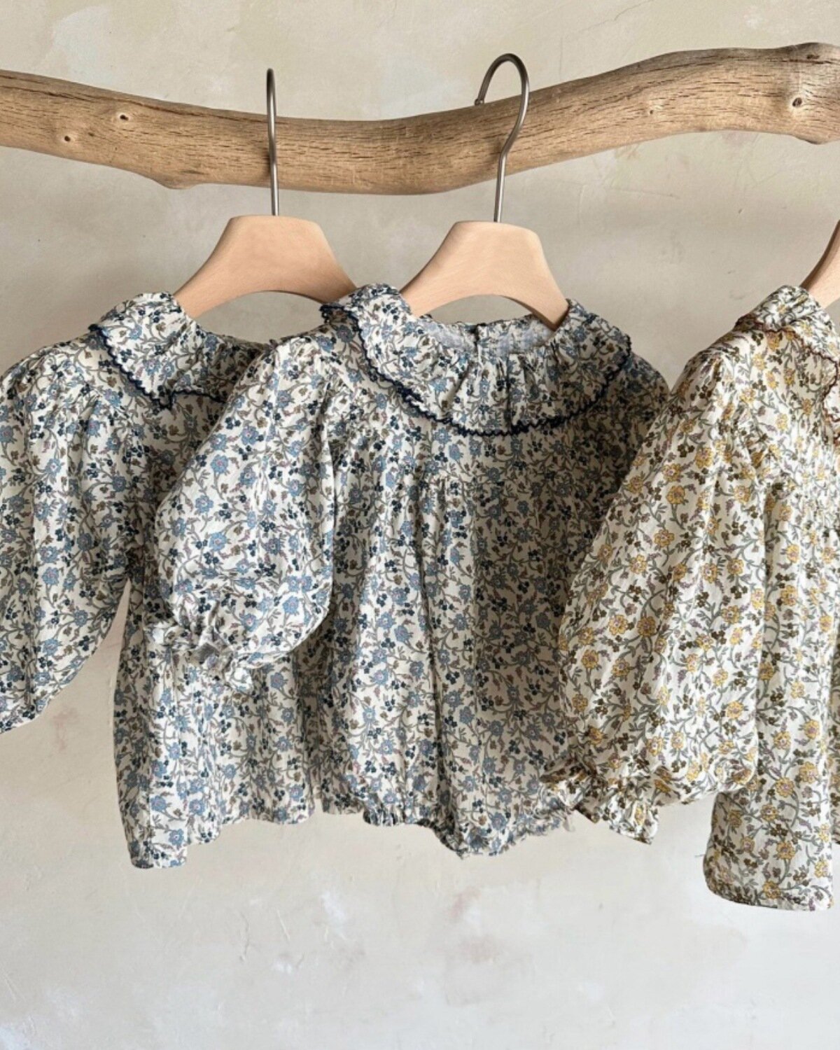 長袖ロンパース Floral Ruffle Romper 花柄 フリルロンパース【mh0012123】