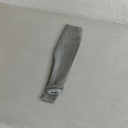 レギンスパンツ Gray Blue / 6M  66CM ベビーレギンス シンプル ベーシックパンツ レギンスパンツ 裏フリース ユニセックス 男の子 女の子 子供服【mh0003406】