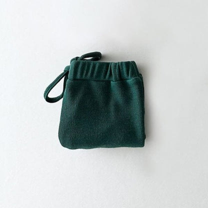 ロングパンツ・スウェットパンツ Green / 73cm ベビーパンツ シンプルベーシックワイドルーズイージーパンツ【mh0009034】