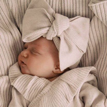 長袖セットアップ headband / One Size フリルカーディガン ロングパンツ ヘアバンド 3点セット セットアップ【mh0011353】