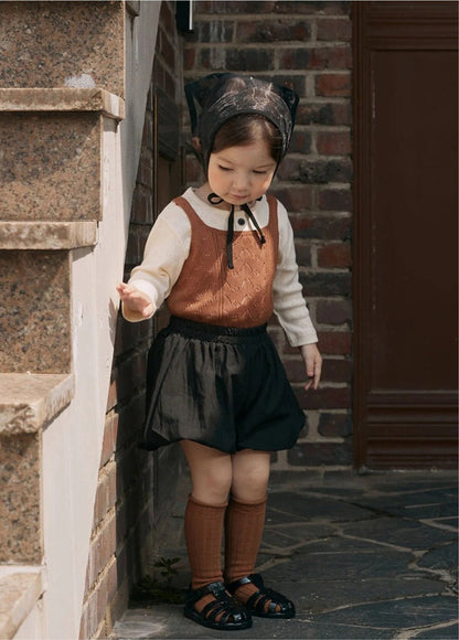 ベスト Hollow Jacquard Knitted Vest 透かし編み ジャガード ニットベスト【mh0012121】