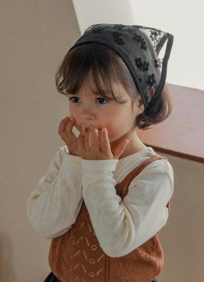 ベスト Hollow Jacquard Knitted Vest 透かし編み ジャガード ニットベスト【mh0012121】