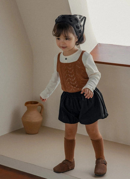 ベスト Hollow Jacquard Knitted Vest 透かし編み ジャガード ニットベスト【mh0012121】