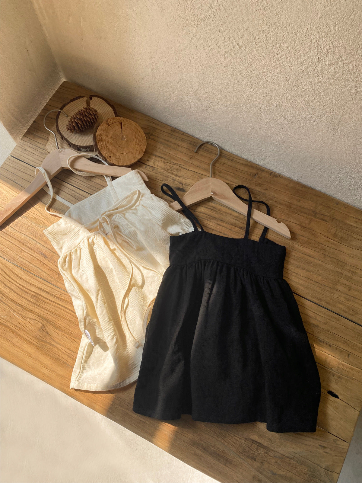 ノースリーブワンピース Jacquard Camisole Simple Dress ジャガード キャミソール ワンピース【mh0004722】