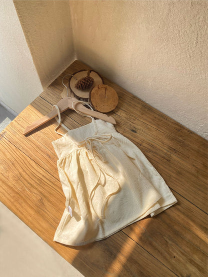 ノースリーブワンピース Jacquard Camisole Simple Dress ジャガード キャミソール ワンピース【mh0004722】