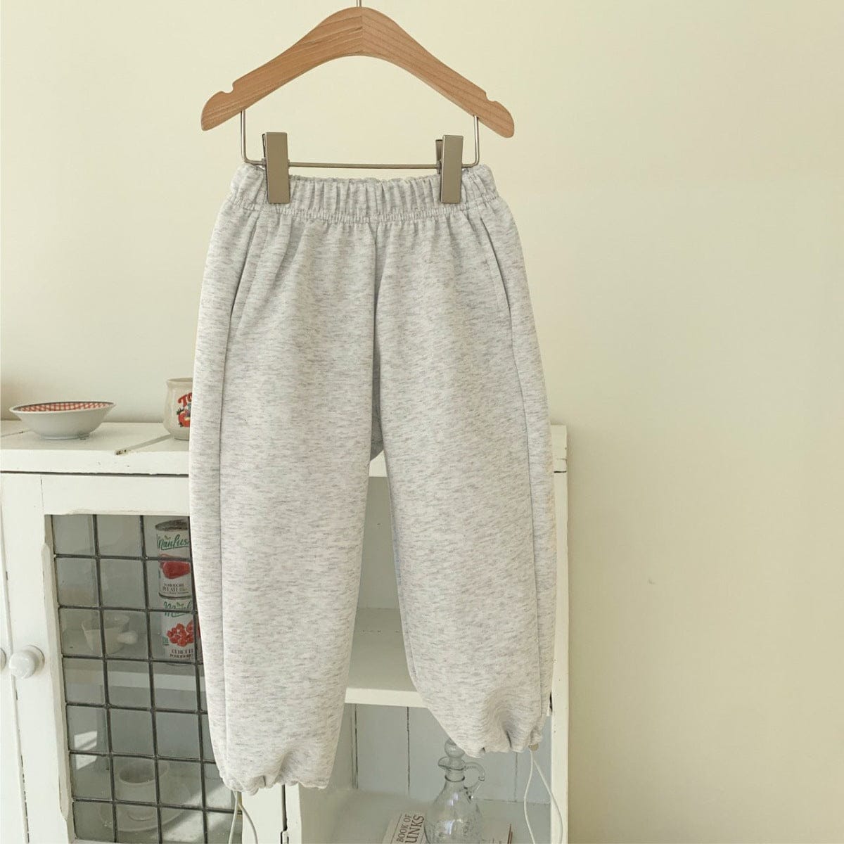 ロングパンツ・スウェットパンツ Light Gray / 90cm ルーズシルエットスウェットジョガーパンツ【mh0011111】