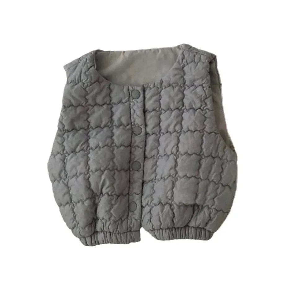 ベスト ベビーベスト キルティング前あきベスト【mh-0008311】