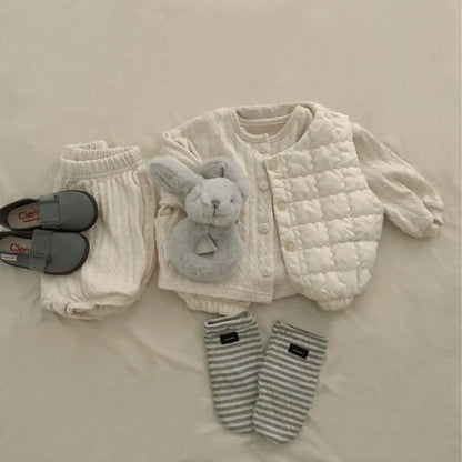 ベスト ベビーベスト キルティング前あきベスト【mh-0008311】