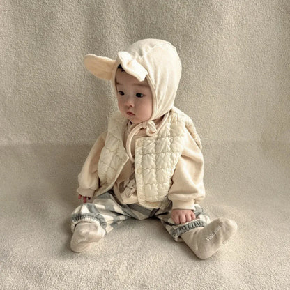 ベスト ベビーベスト キルティング前あきベスト【mh-0008311】