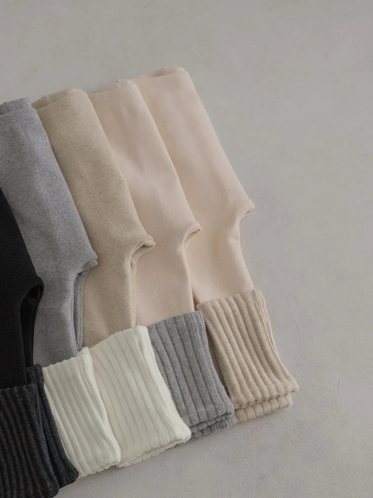 レギンスパンツ ベビーパンツ リブレッグウォーマードッキングレギンスパンツ【mh0007643】