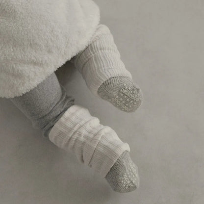 レギンスパンツ ベビーパンツ リブレッグウォーマードッキングレギンスパンツ【mh0007643】