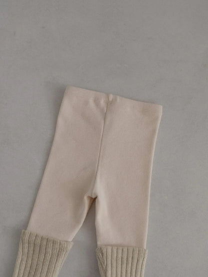 レギンスパンツ ベビーパンツ レッグウォーマードッキングレギンスパンツ【mh0008737】