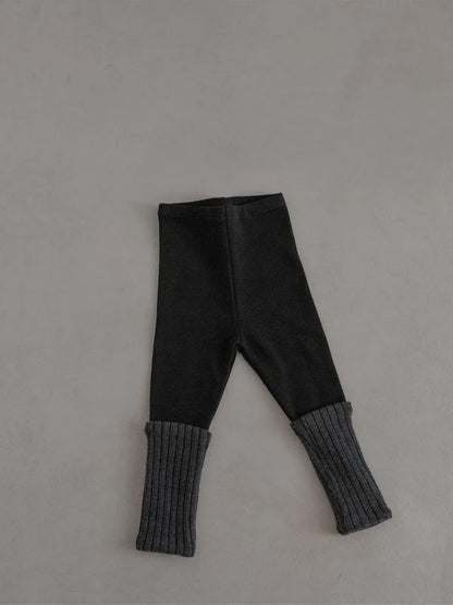 レギンスパンツ ベビーパンツ レッグウォーマードッキングレギンスパンツ【mh0008737】