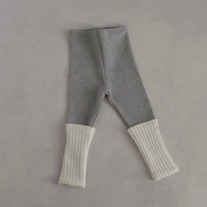 レギンスパンツ ベビーパンツ レッグウォーマードッキングレギンスパンツ【mh0008737】