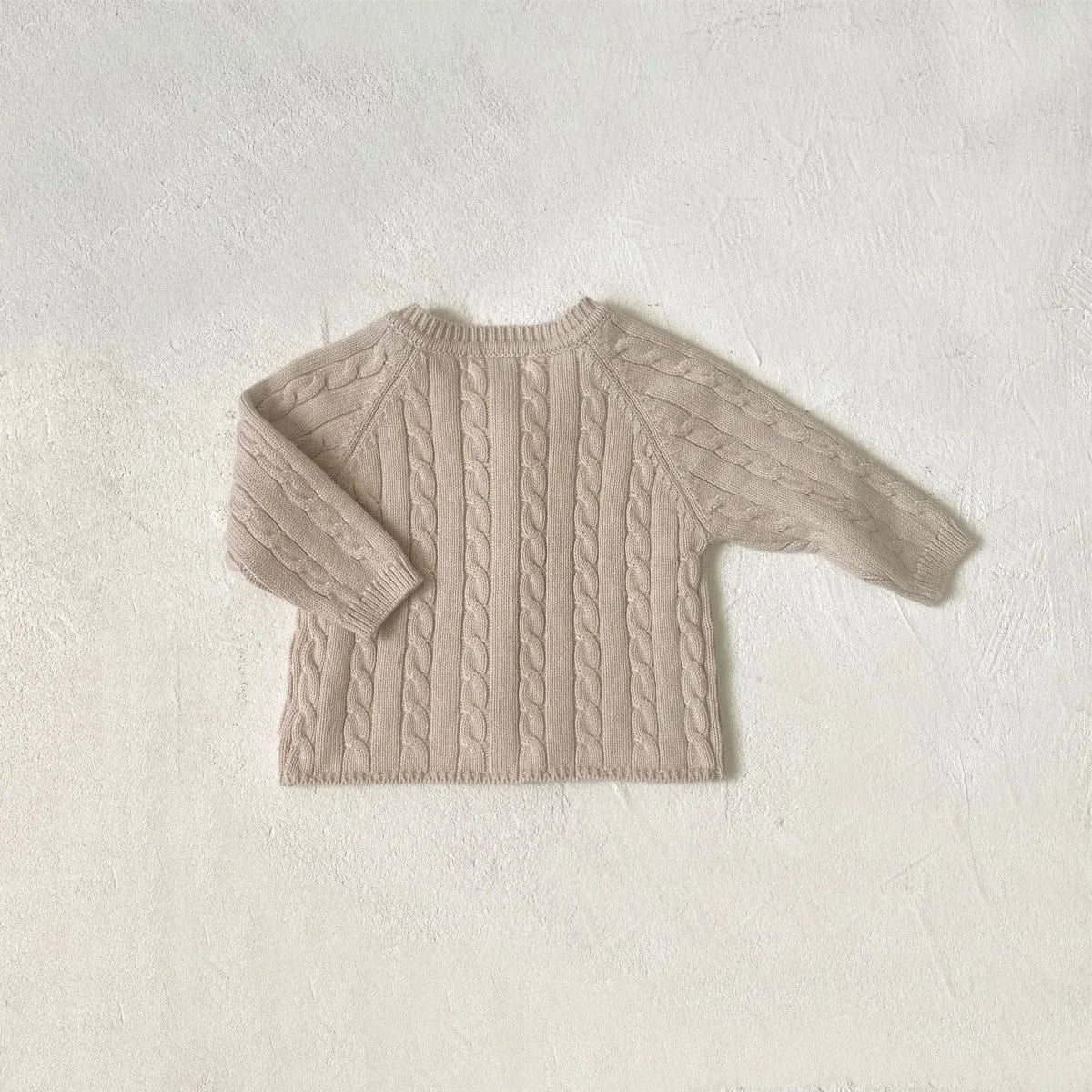 カーディガン・パーカー ベビーカーディガン アランニットケーブル編みカーディガンジャケット【mh0008739】